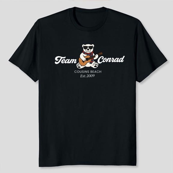 Unisex Team Conrad Junior Mint Bear - Cousins Beach Est. 2009 T-shirt - The Summer T-Shirt, Sizes S-5XL, Tbun
