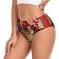 thumbnail image 2 of Honeii Vache Marguerite Blanche et Rouge pour sous-Vêtements pour Femmes, Culottes Super Douces Conçues avec Confort à l'Esprit, sous-Vêtements Légers et Évacuant l'Humidité-Petit, 2 of 6