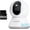 White-1Pack + 64GB TF Card, variant on General Security Camera 2K, Baby Monitor Dog Camera 360-degree for Home Security (White-2Pack)