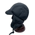 thumbnail image 4 of Gorro de plumas de color sólido de moda para otoño e invierno, orejeras gruesas y cálidas a prueba de frío para mujer, gorro de piloto de esquí, 4 of 6