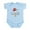 Sky Blue, variant on CafePress - 1St Birthday Airplane Infant Bodysuit - Baby Light Bodysuit, Size Newborn - 24 Months