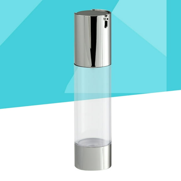 BESTYASH Refillable Airless Pump Bottles for Makeup, Skincare, Travel, and Cosmetic Storage, Leak-Proof Plastic Containers
