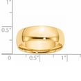 thumbnail image 3 of Primal Gold 14 Karat Yellow Gold 7mm Lightweight Comfort Fit Band Size 10, 3 of 6