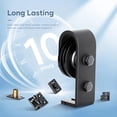 thumbnail image 4 of VAHIGCY Sliding Barn Door Hardware Track Kit | 40Inch Heavy Duty Roller | Quiet and Smooth Sliding Door Hardware & Locks Easy Install, 4 of 9
