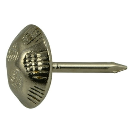 

17 gauge x 1/2 Nickel Plated Steel Upholstery Nails