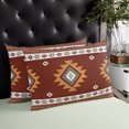 thumbnail image 4 of Southwest Throw Pillow Covers, Western Brown Beige Geometric Abstract Art Wooden Soft Breathable Pillow Cases with Zipper for Sleeping, Body Pillowcases for Couch Bed Sofa Chair 24x36 Inches, 4 of 6