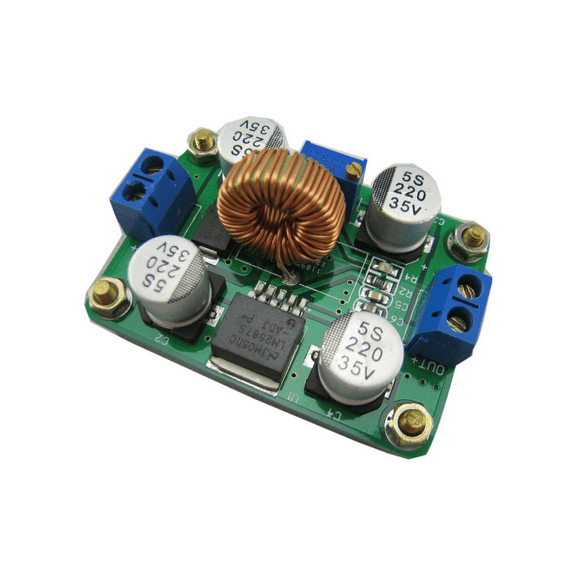 DC-DC 3.5-30V to 4-30V Adjustable LM2587 Boost Voltage Regulator Step-up Power Converter Power Supply Transformer Module Board with High Power Terminal for Solar Panel Car Battery