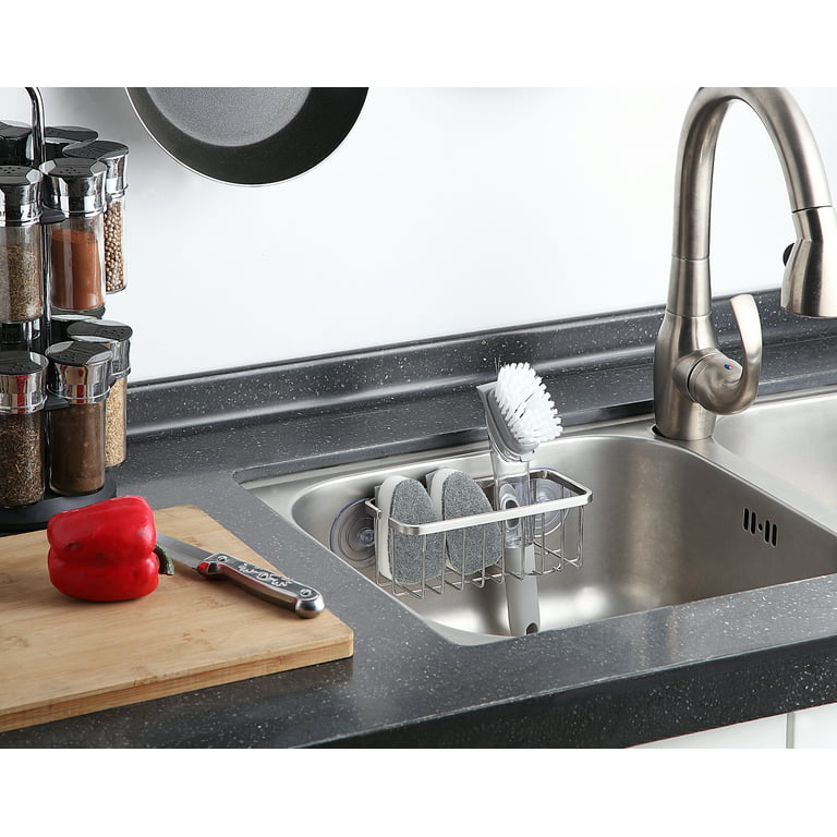 Vntub Clearance Under 5 Kitchen Utensils & Gadgets Sponge Holder For Kitchen  Sink 2 In 1 Sink Frame 304 Stainless Steel Kitchen Bathroom Organizer  Accessories 
