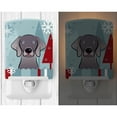 thumbnail image 2 of Caroline's Treasures BB1727CNL Winter Holiday Weimaraner Ceramic Night Light, 6x4x3", multicolor, 2 of 2