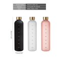 thumbnail image 2 of Botella de agua motivacional de 1 litro con marcador de tiempo, sin BPA, 2 of 2