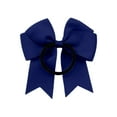 thumbnail image 4 of Ribbon Satin Fishtail Bow Hair Ties And Headbands Everyday Wear,Navy One Size, 4 of 4