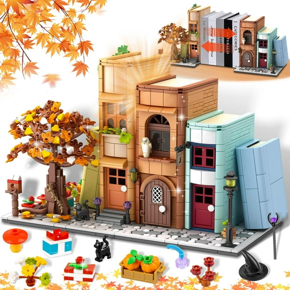 Sujetalibros Building Kit Zylvoxia Magic House con bloques de 1488 piezas