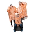 thumbnail image 4 of Sudadera Cobija Polar con Capucha Adulto Unitalla Naranja, 4 of 6