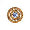 thumbnail image 1 of Lubelski Practical Anti-slid Place Mat Good Woven Handmade Rattan Dinner Mat for Home, 1 of 2