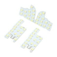 thumbnail image 3 of Car Interior Ceiling Light Bulb, Anti Dazzling Plug And Play Front Rear 4PCS Car Dome Map Light Panel  For Auto Modification, 3 of 8