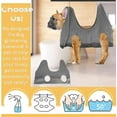 thumbnail image 5 of Dog Cat Grooming Hammock, Indoor Pet Hammock Helper Adjustable 2 In 1 Restraint Bag Quick Dry Towel With Hook For Small/medium/large Pet Grooming Nail, 5 of 5