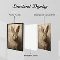 thumbnail image 5 of WFSposter Rabbit Canvas Wall Art Vintage Rabbit Painting Animal Landscape Art Retro Animal Wall Art Vintage Rabbit Picture Cute Animal Painting Cute Rabbit Poster Nursery Rabbit Picture Unframed, 5 of 7