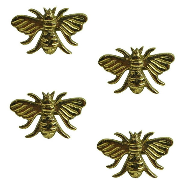 Design Imports Gold Bee Napkin Ring Set of Four