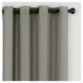 thumbnail image 4 of Eclipse Bryson Thermaweave 100% Room Darkening 52 x 84 Curtain Panel in Grey, 4 of 6