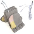thumbnail image 1 of Guantes USB Abundance, guantes abatibles, guantes calefactores eléctricos, guantes recargables, guantes calefactables de medio dedo tejidos, 1 of 6