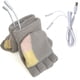 thumbnail image 1 of Guantes USB Abundance, guantes abatibles, guantes calefactores eléctricos, guantes recargables, guantes calefactables de medio dedo tejidos, 1 of 6