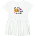 thumbnail image 3 of Inktastic Valentine's Day You Stole a Pizza of My Heart Girls Baby Dress, 3 of 5