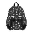 thumbnail image 3 of Cat Head and Dog Paw Print Backpack for School, Cute School Bag with Adjustable Shoulder Straps and Padded Back, 15"x11.42"x5.5", 3 of 5