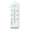 thumbnail image 6 of Monster 3001110 6 ft. 12 Outlets Power Strip with Surge Protection, White, 6 of 6