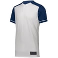 thumbnail image 4 of ASI 1569.221.XL Youth Closer Jersey, White & Navy - Extra Large, 4 of 5