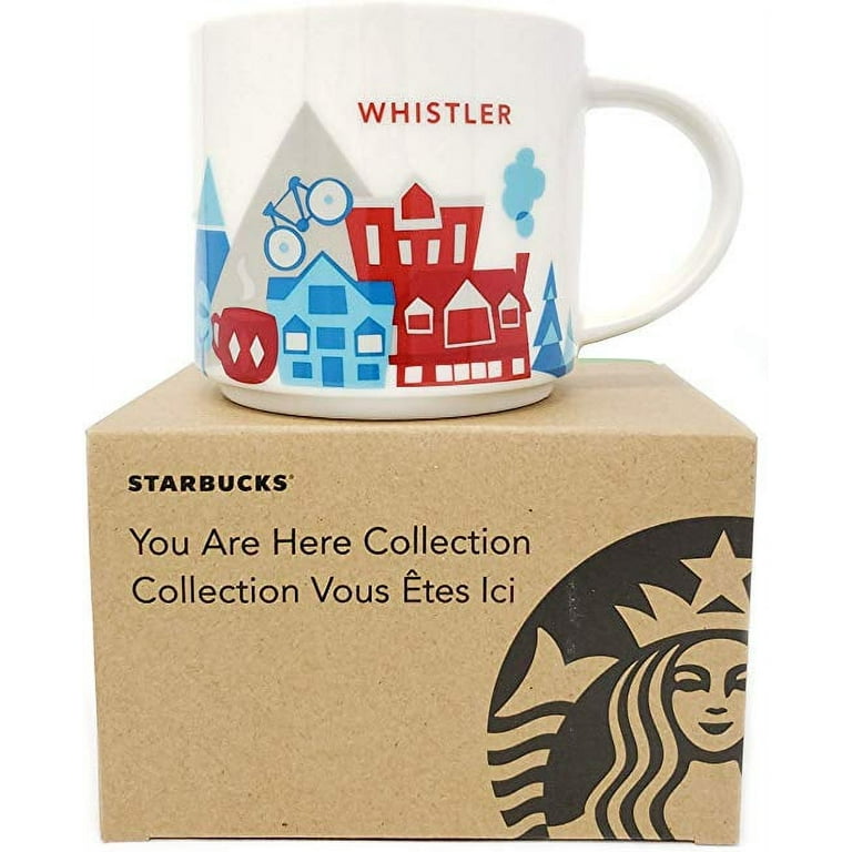 スターバックス シティマグ 旧デザイン WHISTLER Starbucks Coffee Mug – Whistler Canada City Mug 16 Oz – 2009