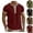 Wine, variant on DJDLJWCJ Men Shirts Casual T Shirt for Men Linen Sotf Button Short Sleeve Shirt Men Summer Lightweight Classic Tee, Black L