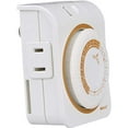 thumbnail image 3 of Woods Industries Indoor 24-Hour 2-Outlet Mechanical Timer, 3 of 4