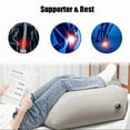 thumbnail image 5 of Inflatable Leg Pillow Wedge Pillow Knee Cushion For Travel Camping Sleeping Portable PVC Foot Pillow Elevation Leg Pillows, 5 of 6