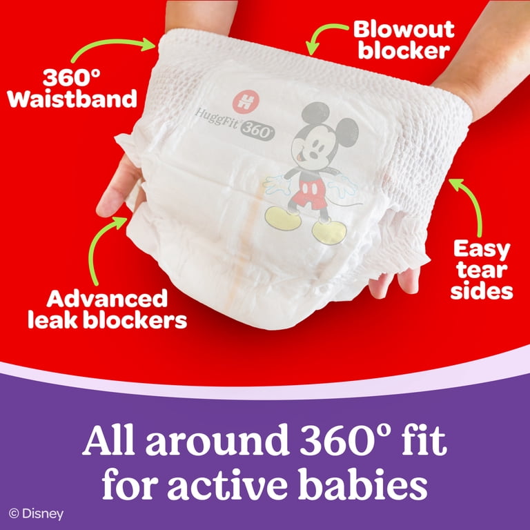 Huggies, Baby Diapers, Size 6, 17ct with 360¬∞ Leak Protection