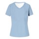 thumbnail image 4 of Fiudx Ofertas Flash Del Día Moda Mujer Casual Cuello En V Blusa Sólida Manga Corta Camiseta Verano Tops, 4 of 4