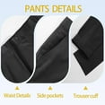 thumbnail image 6 of Men Slim Fit Suits 4 Pieces Two Button Notch Collar Tuxedo Wedding Business Party Dinner Jacket Vest Pants Shirt Set, 6 of 6