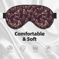 thumbnail image 5 of Uemuo Beautiful Purple Butterflies Pattern Sleep Eye Mask - Light Blocking Sleep Mask Blocking Out Light Perfectly, Soft and Comfortable Night Eye Mask, Eye Blinder, 5 of 7