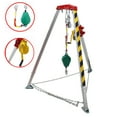 thumbnail image 5 of Techtongda Emergency Rescue Tripod Confined Space Tripod Kit 1800LBS Winch with 10 Meter Anti-fall Device, 5 of 19