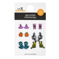 thumbnail image 4 of Way to Celebrate Halloween Motif Earrings, Black, 6 Pairs, Female, 4 of 4