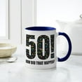 thumbnail image 4 of CafePress - 50Th Birthday Mugs - 11 oz Ceramic Mug - Novelty Coffee Tea Cup, 4 of 4