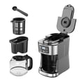 thumbnail image 4 of Cafetera con Molino Gourmia 12 Tazas Negra, 4 of 4