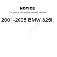 thumbnail image 2 of Kugel Front Rear Wheel Bearing Kit for Car 2001-2005 BMW 325i - Left Right Side (Driver Passenger) K70-101447, 2 of 10