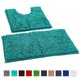 thumbnail image 1 of Alfombras de Baño Luxurux Sin Resbalón Súper Suave Chenille de Baña de Baño de Lujo Juego de Contono, Alfombra de Ducha de Lujo Suave +Tocador. LuxUrux tapetes para baño, 1 of 9