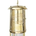 thumbnail image 5 of DecMode Gold Brass Decorative Candle Lantern with Handle, 5 of 8