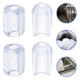 thumbnail image 3 of 80Pcs Sink Grid Protectors Transparent Round Kitchen Sink Wire Protective Rack Feet For Kitchen Use, 3 of 8