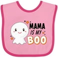 thumbnail image 3 of Inktastic Mama is My Boo with Cute Ghost Boys or Girls Baby Bib, 3 of 4
