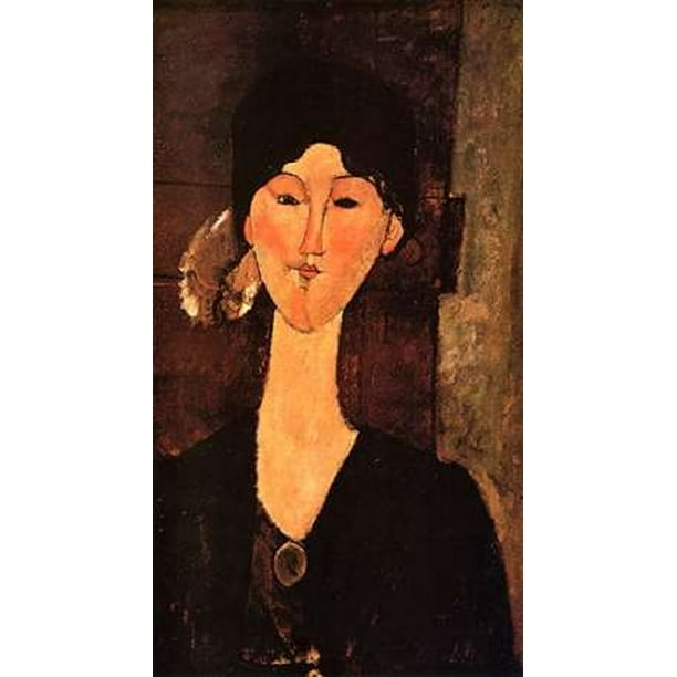 Beatrice Hastings 0 Poster Print by Amedeo Modigliani 24 x 36