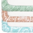 thumbnail image 3 of Sábanas Ajustables The Peanutshell para Mini Cuna, Cuna Portátil o Pack n Play para Bebé Niña, Boho Tie Dye, Juego de 3, 3 of 8