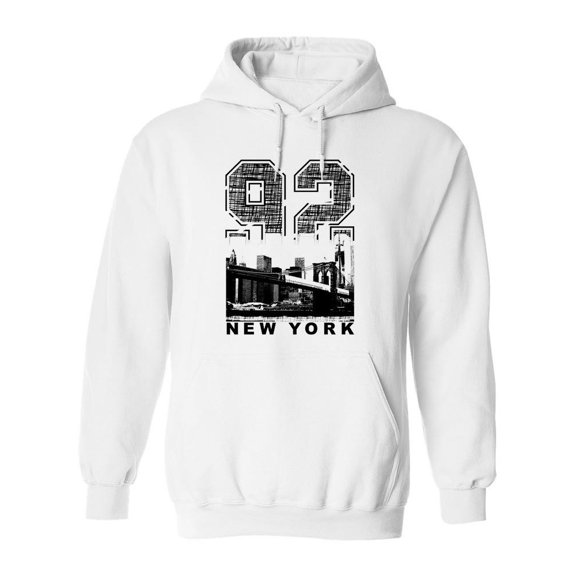 Brooklyn Bridge, New York Hoodie Men -Image by Shutterstock, Male Small