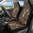 thumbnail image 2 of XYZCANDO Stag Camo Car Seat Covers for Man Protector Car Front Seat Covers Waterproof Soft, for Truck Auto Van, 2 of 10
